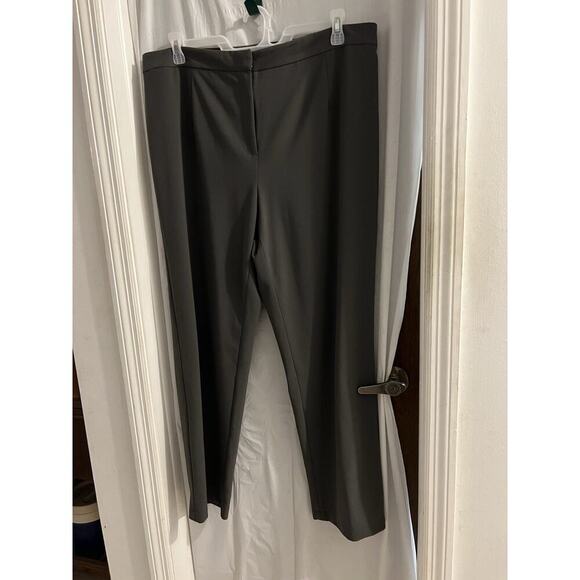 Eileen Fisher Woman Gray Wool Blend Dress Pants Sz 1x - Picture 1 of 5